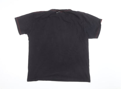 INDYSTAR Men's Black XL Graphic Movie Retro Cotton T-Shirt