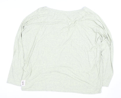A Postcard from Brighton Womens Grey Size 12 Long Sleeve Jersey T-Shirt