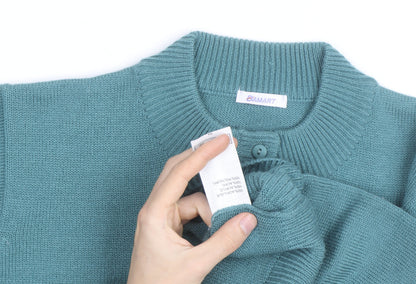 Damart Men's Green Acrylic Henley Jumper M Regular Fit