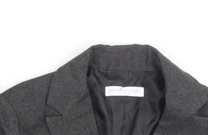 New York & Company Women’s Grey Blazer Jacket Size M Classic Workwear