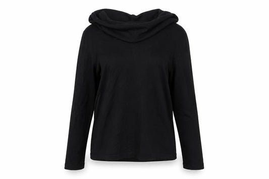 Phase Eight Women's Black Cowl Neck Long Sleeve Knit Jumper Size M