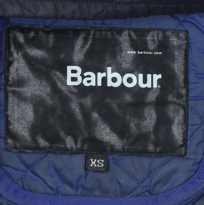 Barbour Men's Blue XS Quilted Jacket with Cord Collar