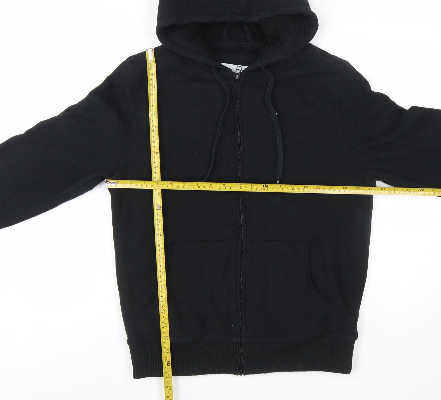 Goodfellow & Co Men’s Black Full Zip Fleece Hoodie Size M