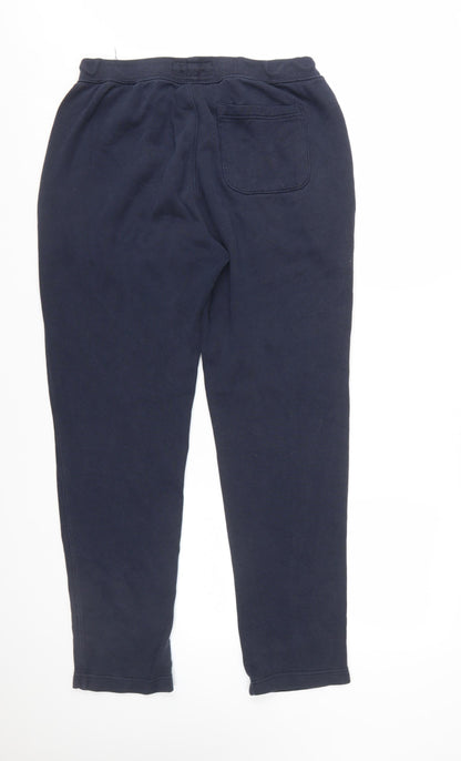Abercrombie & Fitch Men's Blue Fleece Jogger Trousers Size M