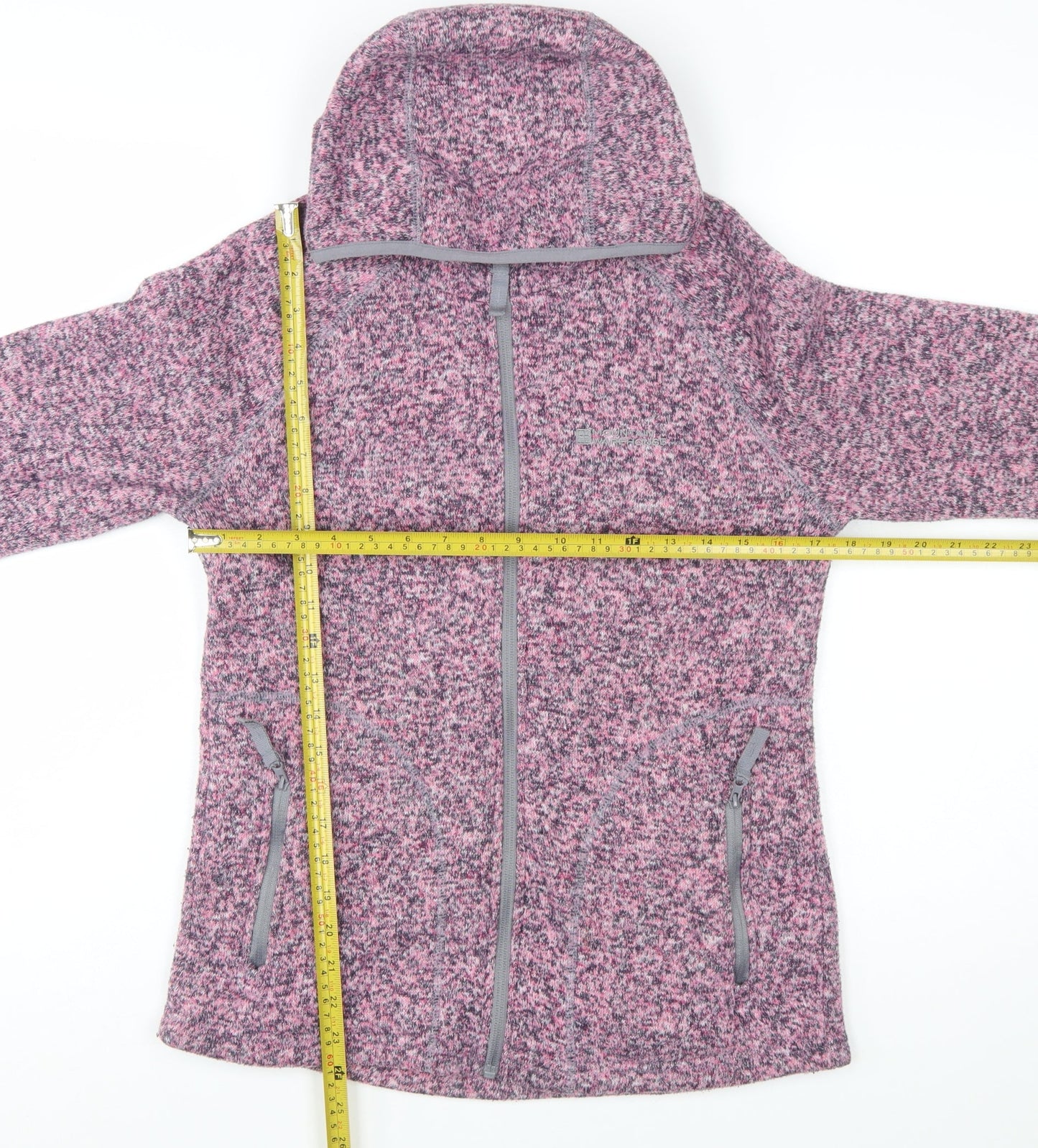 Mountain Warehouse Womens Pink Fleece Hooded Jacket Size 10