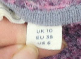 Mountain Warehouse Womens Pink Fleece Hooded Jacket Size 10