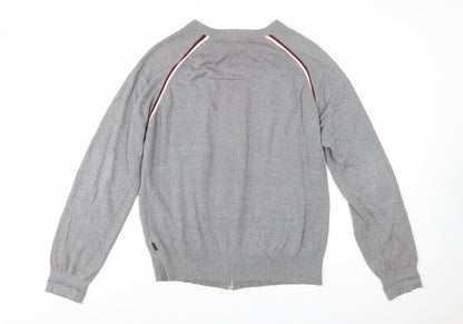 Paul Smith Men’s Grey Full Zip Cotton Jumper XL