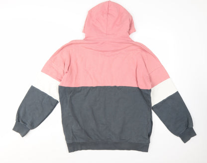 Superdry Men’s Multicoloured Pullover Hoodie XS Pink Grey Jersey