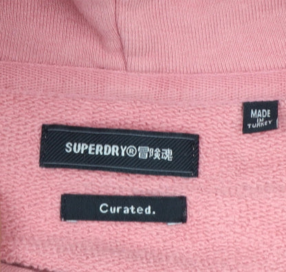 Superdry Men’s Multicoloured Pullover Hoodie XS Pink Grey Jersey