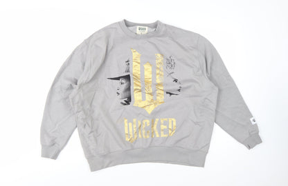 Primark Wicked Grey Sweatshirt L Women's Pullover Crew Neck