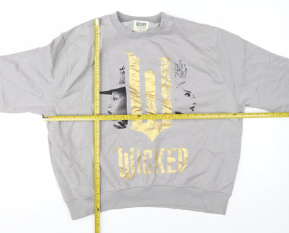 Primark Wicked Grey Sweatshirt L Women's Pullover Crew Neck
