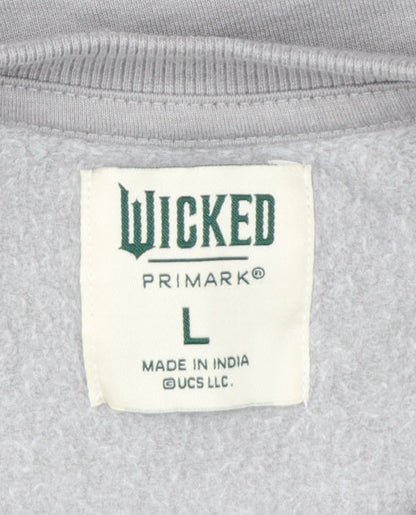 Primark Wicked Grey Sweatshirt L Women's Pullover Crew Neck