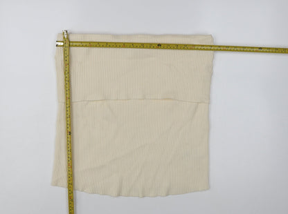 Marks and Spencer Women's Beige Ribbed Strapless Knit Tank Top Size 24