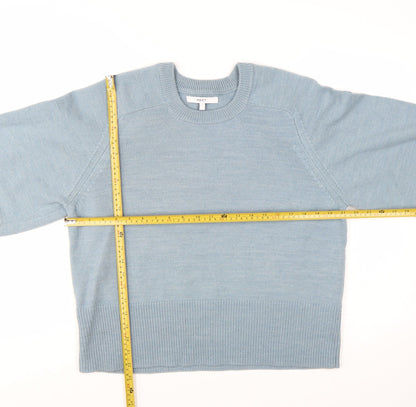 Next Women’s Blue Knit Pullover Jumper L Crew Neck Long Sleeve