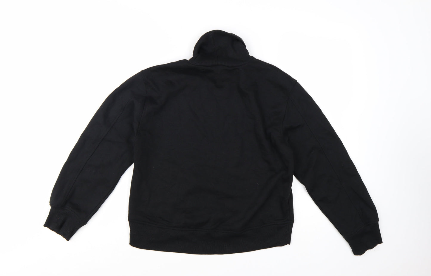 Zara Women Black Roll Neck Pullover Sweatshirt Size S