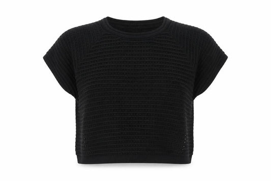 PRETTYLITTLETHING Women’s Black Chunky Knit Pullover Jumper L