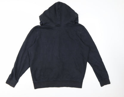 Adidas Women's Black 2XL Full Zip Hoodie - Cotton Blend Casual