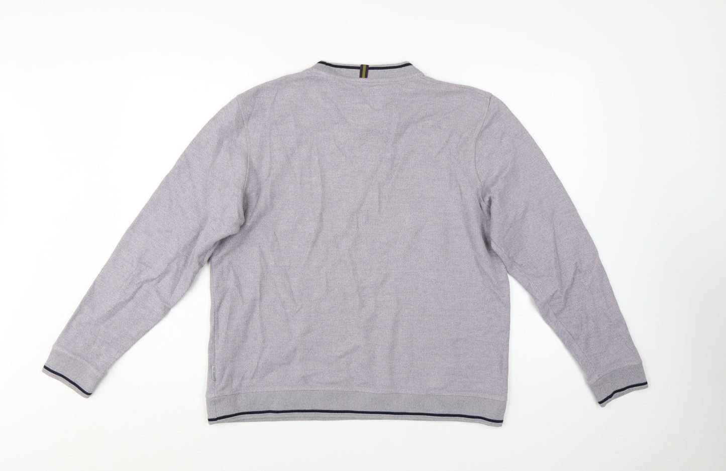 Ted Baker Men's Grey Cotton Crew Neck Pullover Sweatshirt Size L