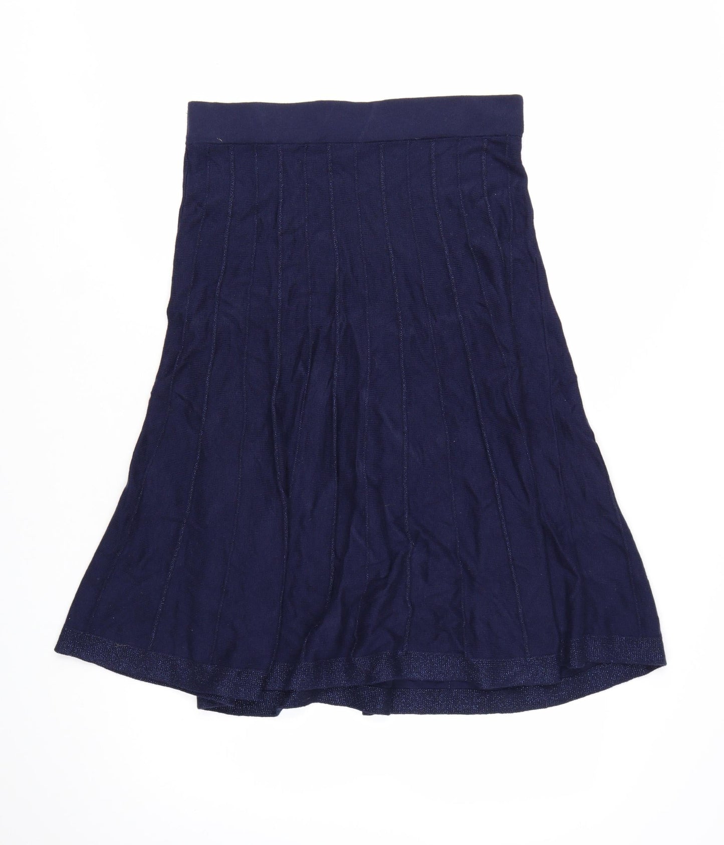 White Stuff Women’s Blue A-Line Knit Skirt Size 12