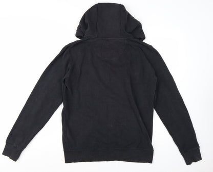 SoulCal & Co Men's Black Full Zip Hoodie M Casual Logo Sweatshirt