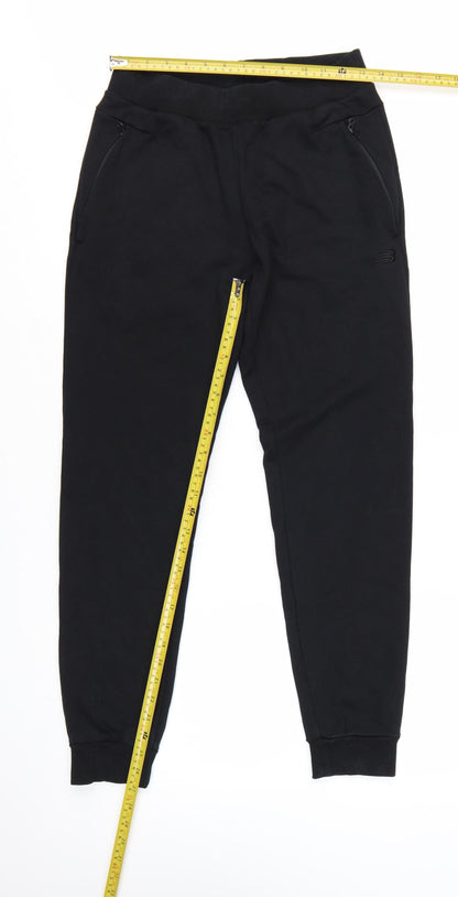 New Balance Men’s Black Jogger Trousers Size S Regular Fit