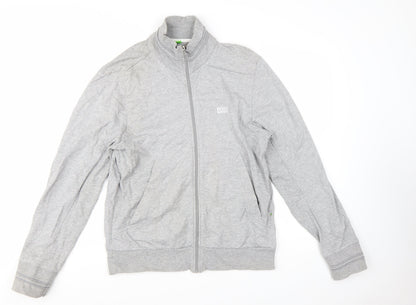 Hugo Boss Men's Grey Full Zip Sweatshirt Size S