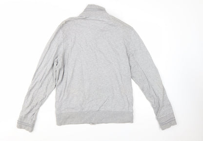Hugo Boss Men's Grey Full Zip Sweatshirt Size S