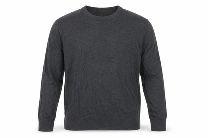 Gap Men's Grey Cotton Crew Neck Pullover Jumper Size L