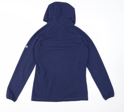 Craghoppers Womens Blue Full Zip Hoodie UK 10 Fleece Jacket