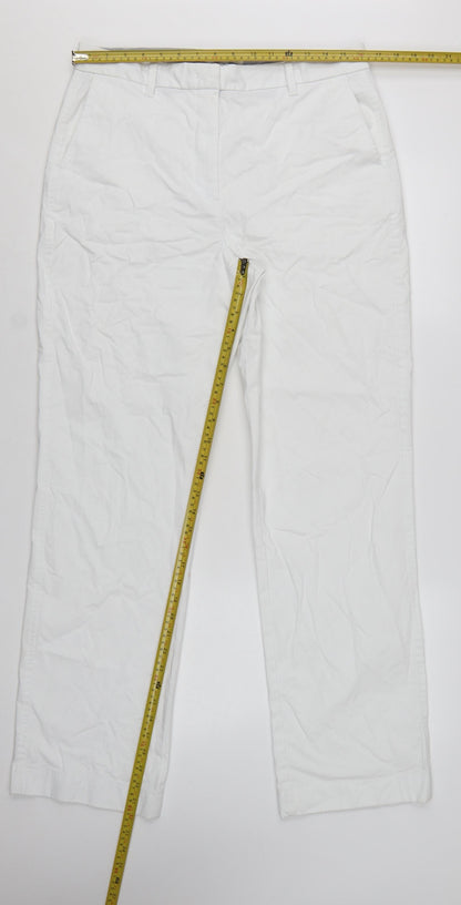 Marks and Spencer Women’s White Chino Trousers Size 14 Long