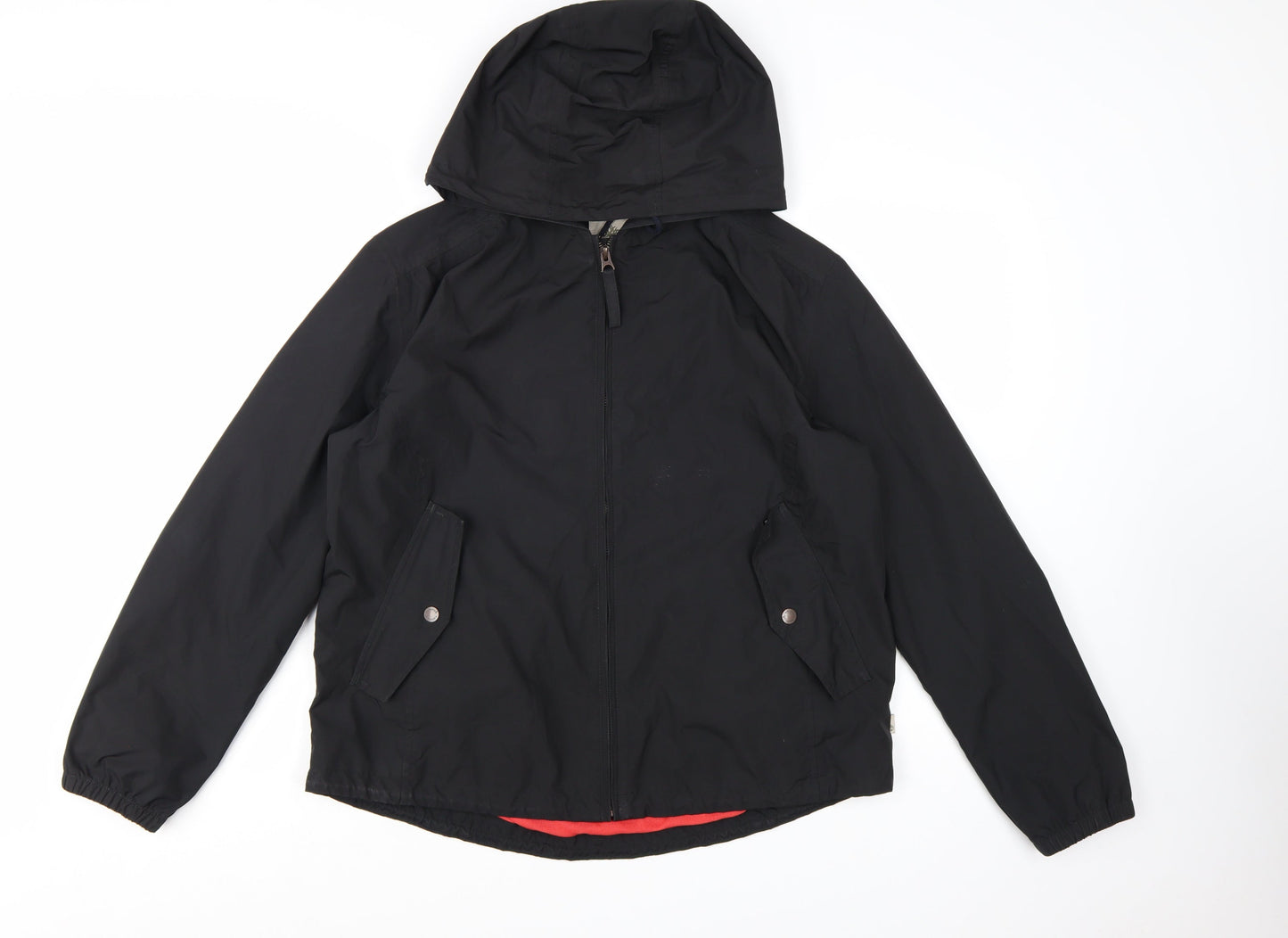 Timberland Women’s Black Waterproof Hooded Rain Jacket L