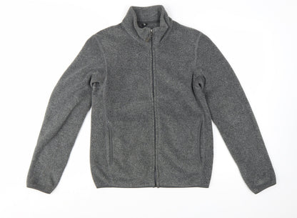 Uniqlo Men’s Grey Fleece Full Zip Lightweight Jacket Size 2XS