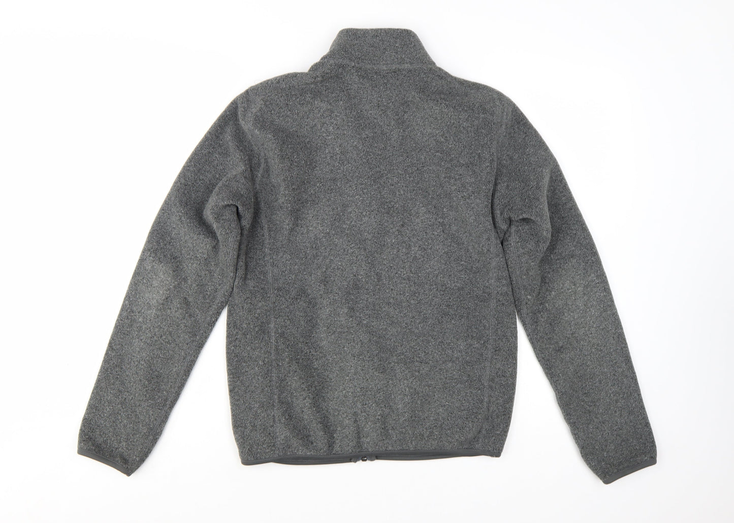 Uniqlo Men’s Grey Fleece Full Zip Lightweight Jacket Size 2XS