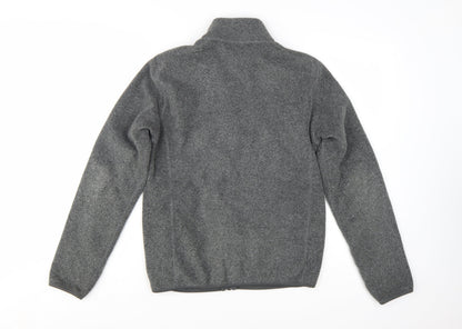 Uniqlo Men’s Grey Fleece Full Zip Lightweight Jacket Size 2XS