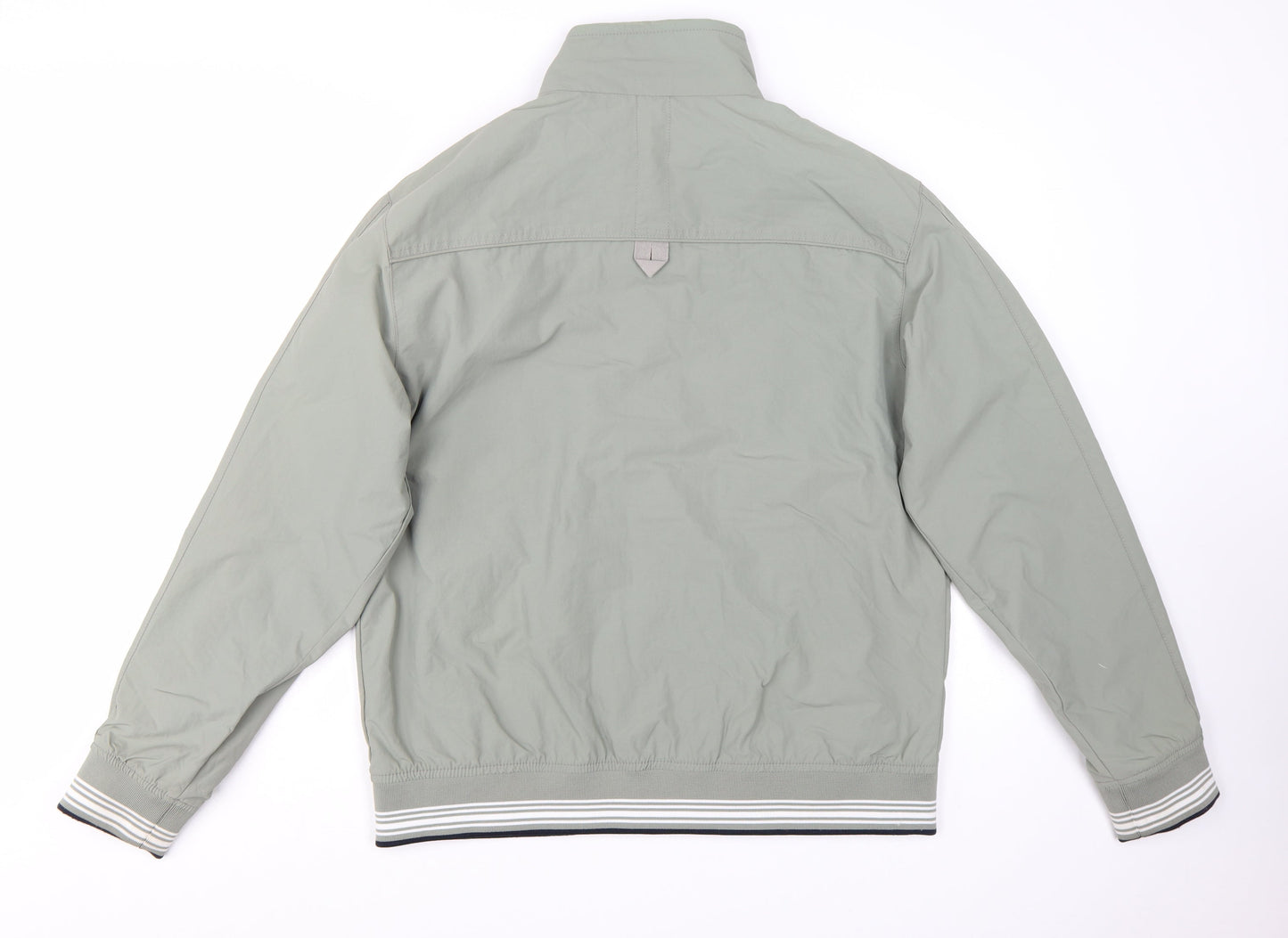 Marks and Spencer Men's Grey Lightweight Bomber Jacket L