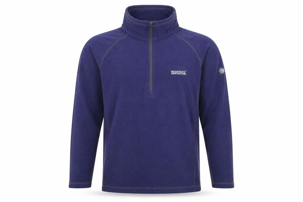 Regatta Men's Blue Fleece 1/2 Zip Pullover Sweatshirt Size L