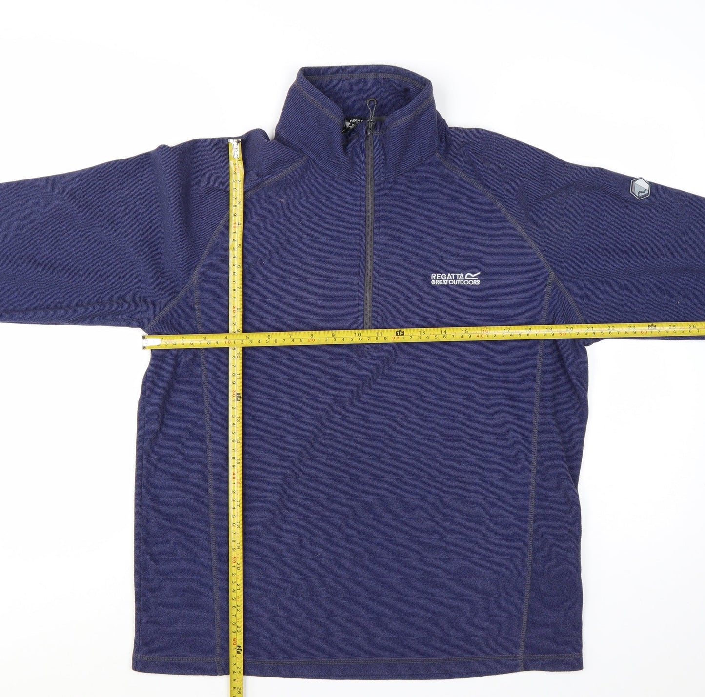 Regatta Men's Blue Fleece 1/2 Zip Pullover Sweatshirt Size L