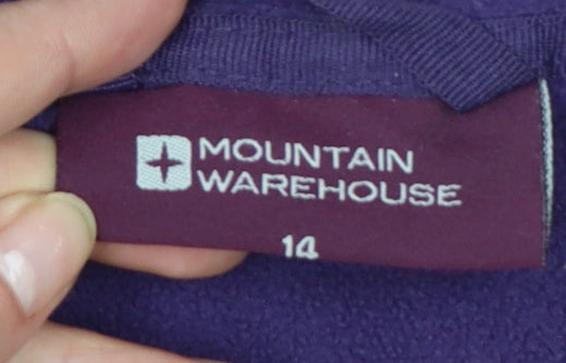 Mountain Warehouse Womens Purple Fleece 3-in-1 Jacket Size 14