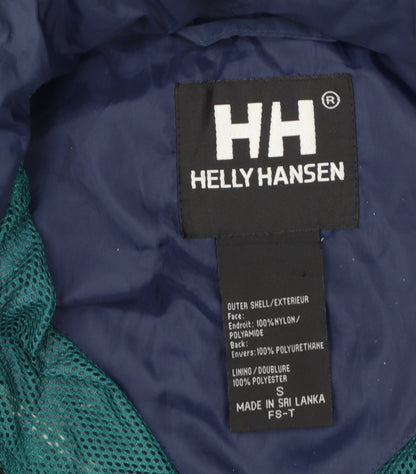 Helly Hansen Men's Blue Waterproof Windbreaker Jacket Size S