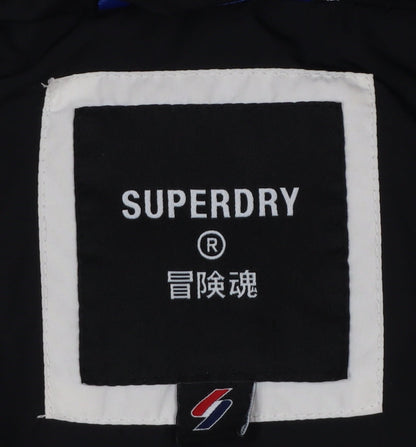 Superdry Women's White Hooded Puffer Jacket Size 14