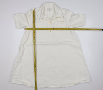 Marks and Spencer Women’s Ivory Cotton Shirt Dress Size 12