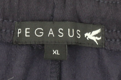 Pegasus Mens Black XL Cargo Fleece Trousers with Pockets