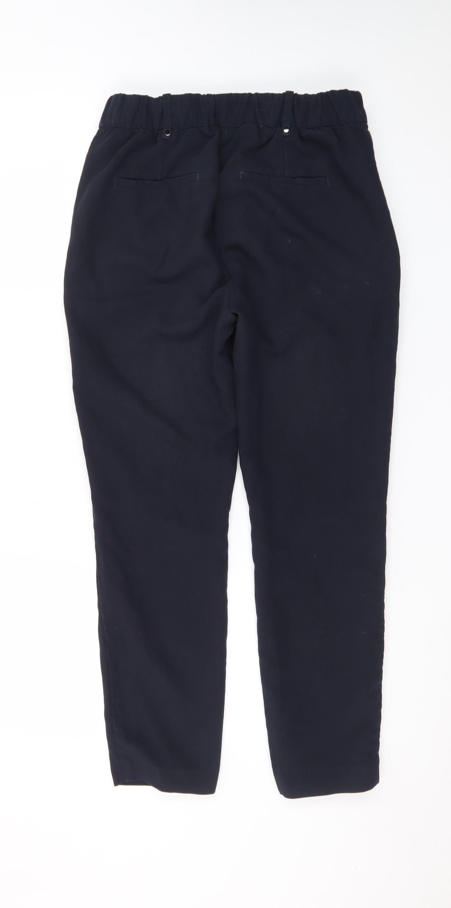 Next Women’s Black Tailored Tapered Trousers Size 10 Regular