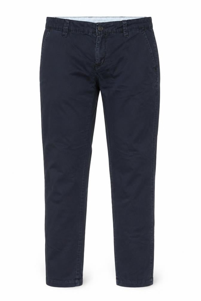 Scullers Men's Blue Chino Trousers Size 30 Slim Tapered Fit