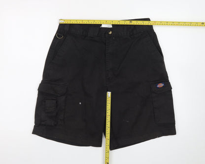 Dickies Redhawk Men's Black Cargo Work Shorts Size 34 Regular