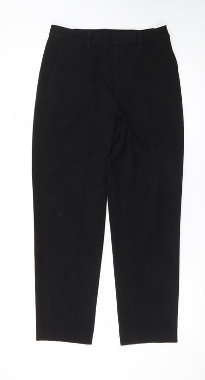 Uniqlo Men's Black Regular Fit Business Trousers Size S