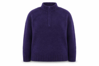 Peter Storm Women's Purple Fleece 1/4 Zip Pullover Size 16