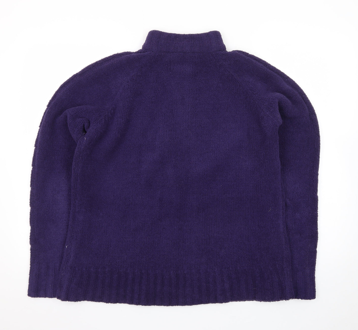 Peter Storm Women's Purple Fleece 1/4 Zip Pullover Size 16