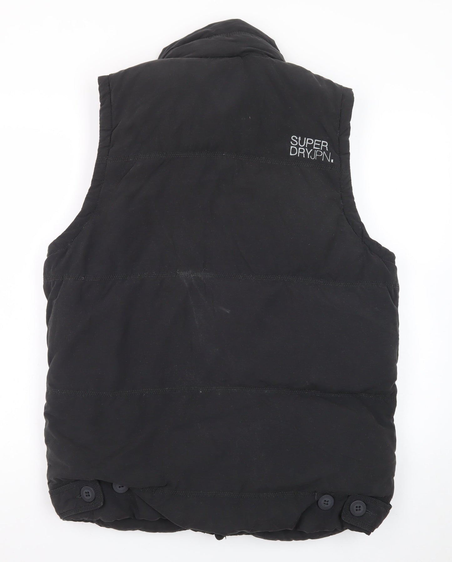 Superdry Men's Black XL Puffer Academy Gilet Waistcoat