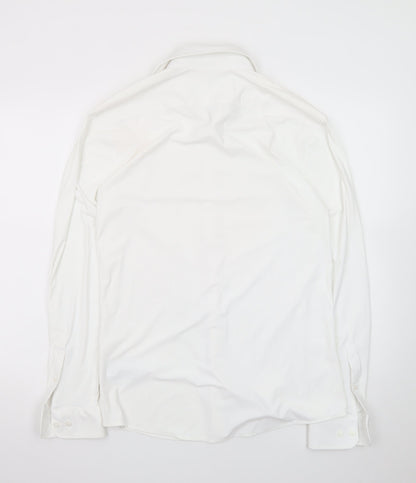 Marks and Spencer Autograph Men's White Small Long Sleeve Dress Shirt